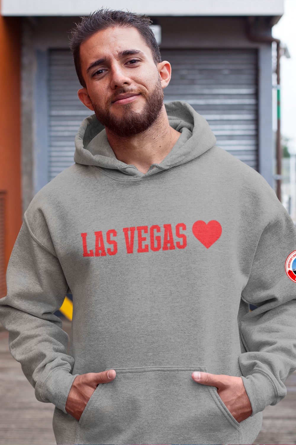 Las Vegas - Hoodie Grey