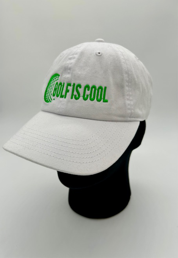 GOLF IS COOL - BASEBALL CAPS - WHITE