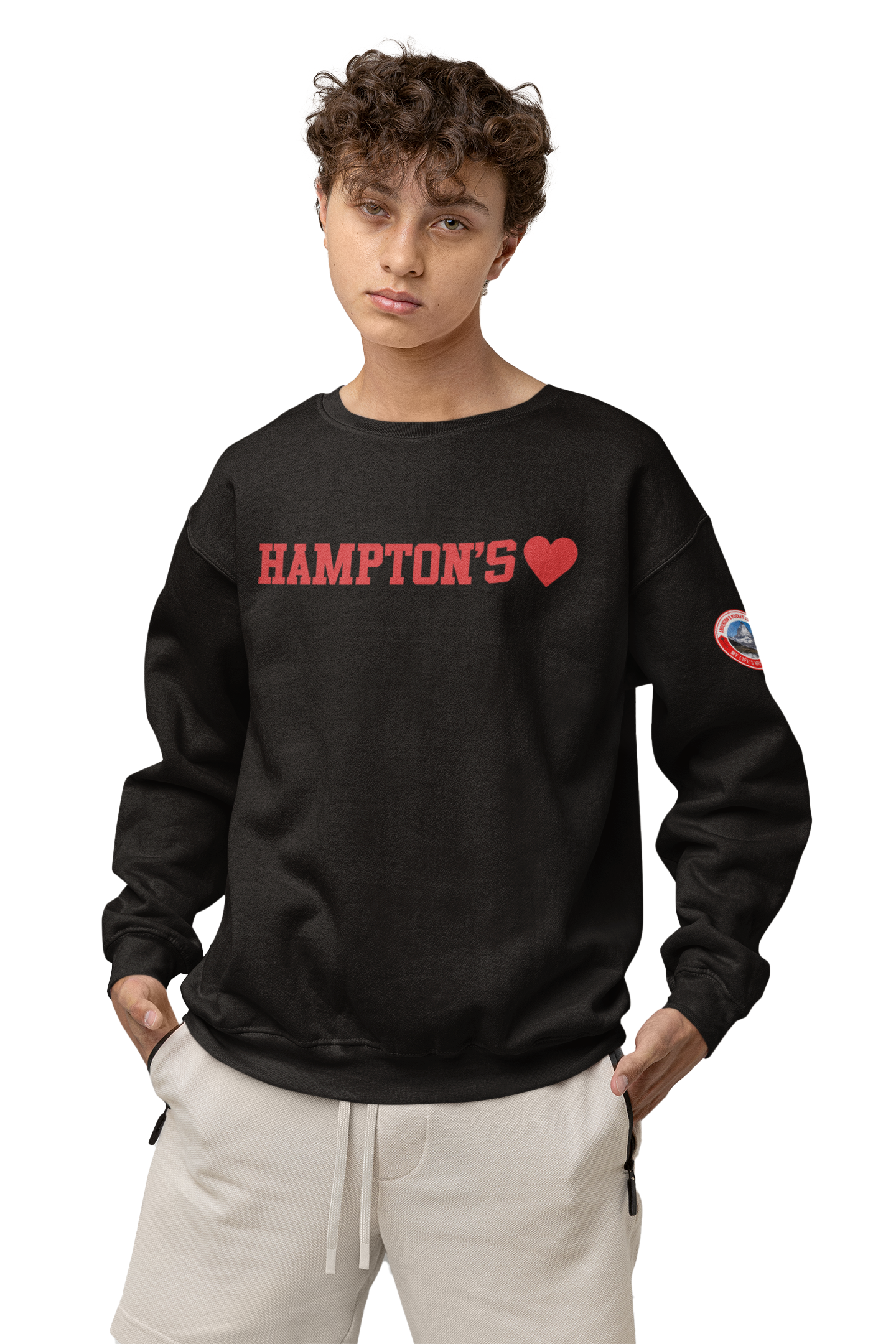 Hampton's - Crewneck Black