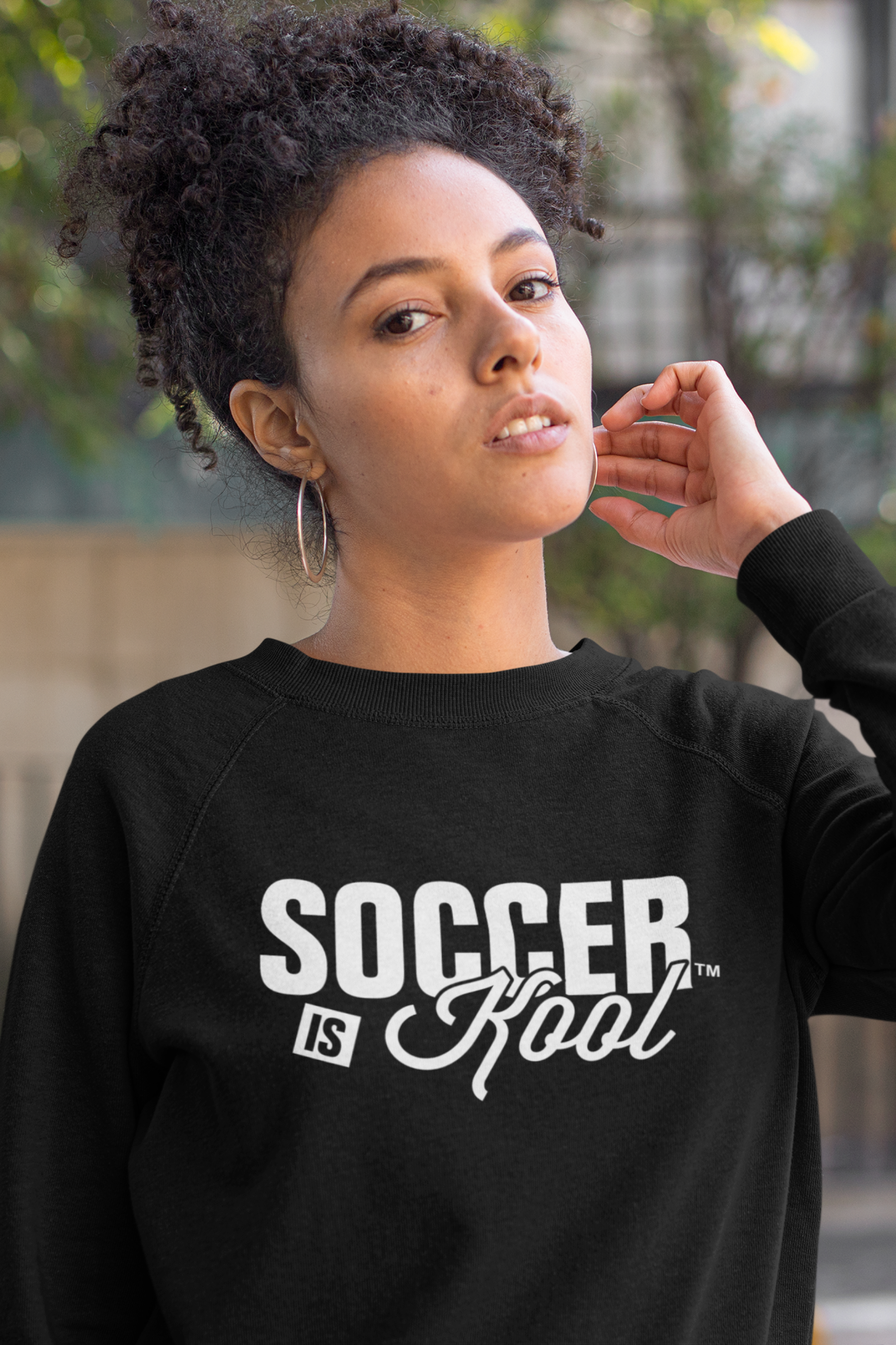 Soccer Is Kool - Crewneck Black