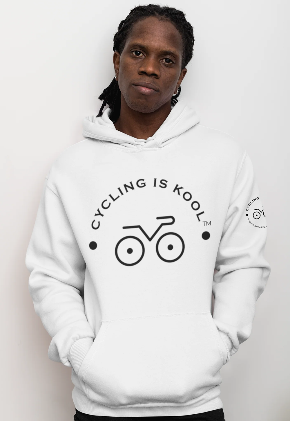 Cycling is Kool- Hoodie White